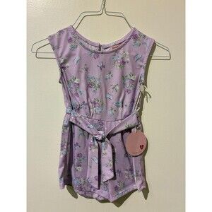 NWT Paisley Lane Purple Floral Romper - Girls 5